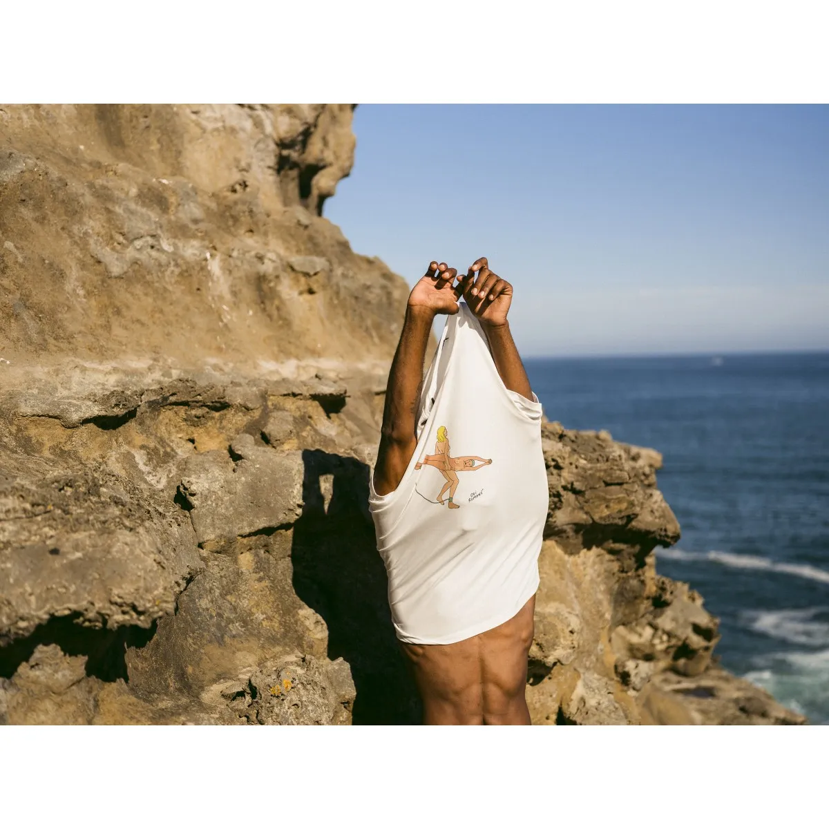 Bask in the sun - T-shirt blanc Surfeuses