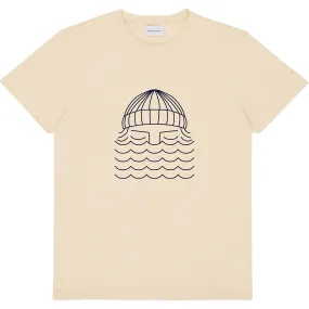 Bask in the sun - T-shirt crème To the sea