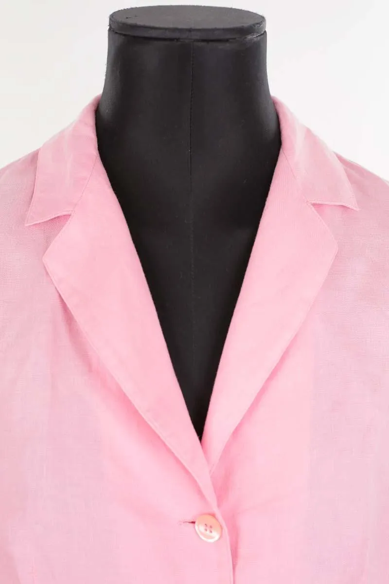 Blouse en lin Gerard Darel rose. Matière principale lin. Taille 40.