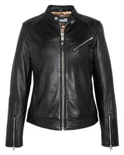 BLOUSON CUIR MOTARD FEMME SCHOTT LCWMOTOR
