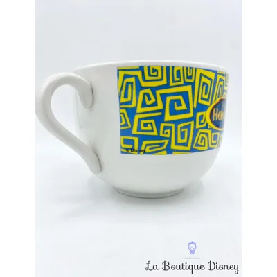 Bol Philoctète Hercules Disney's CIPA Italy vintage tasse mug jaune bleu