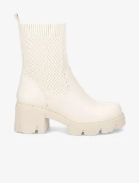 Boots montantes bi-matière