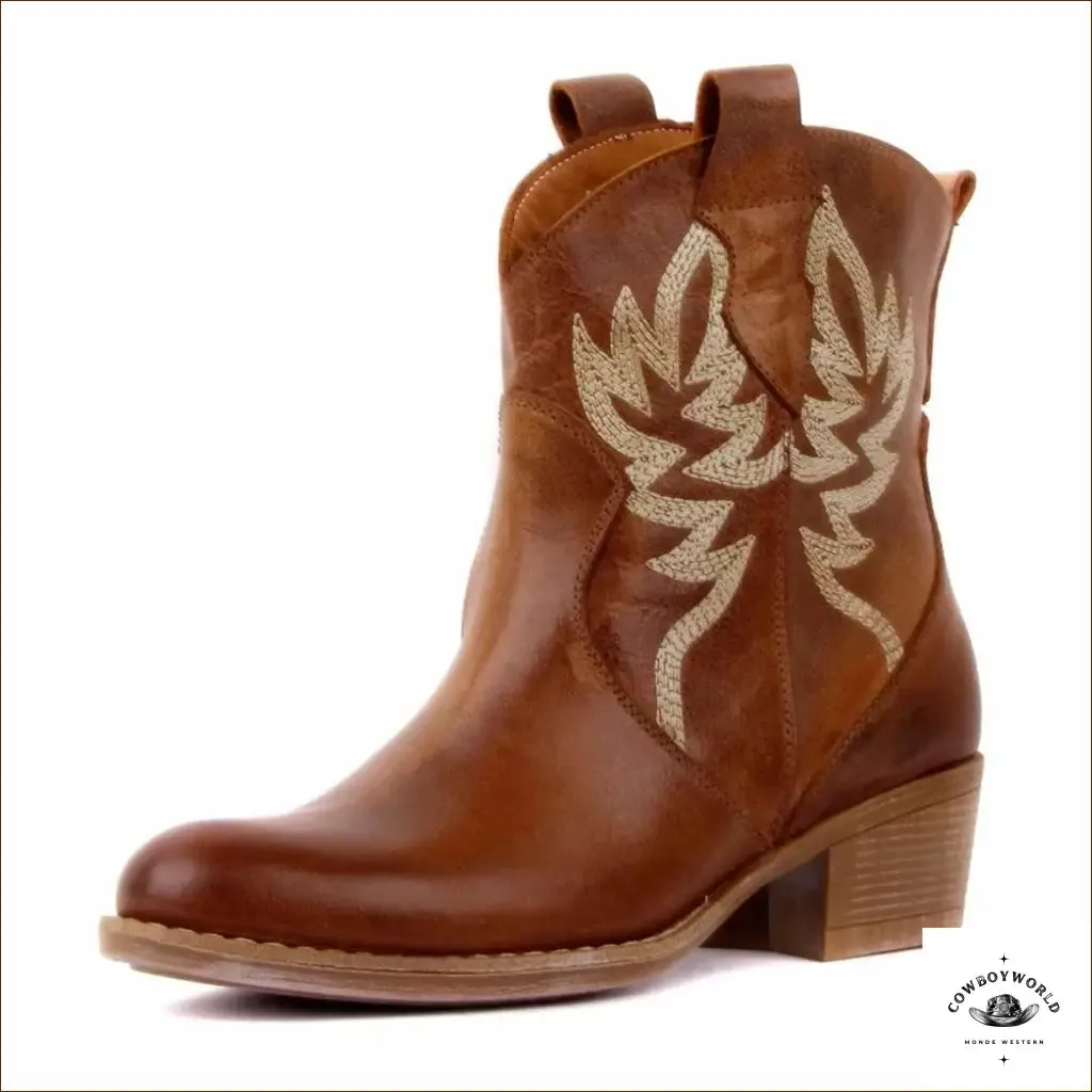 Boots Western Taupe