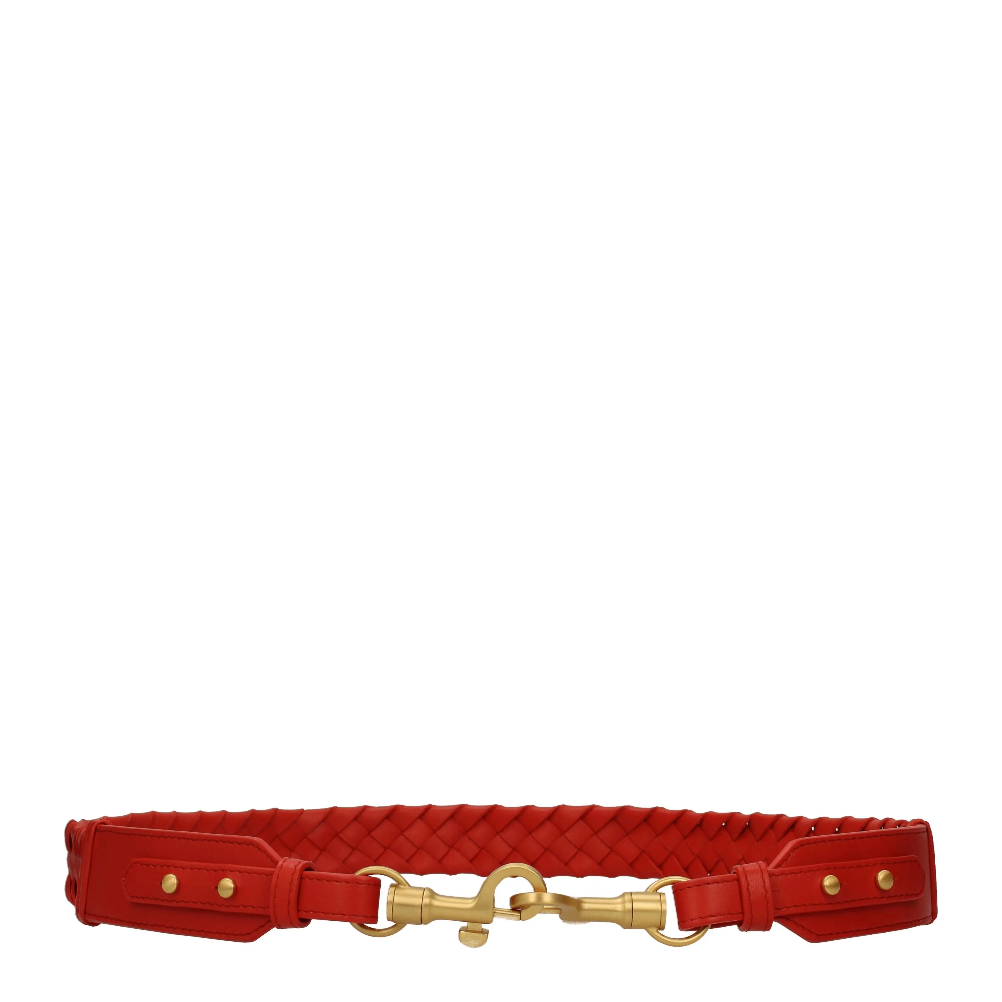 Bottega Veneta STAPS FEMMES CUIR ROUGE