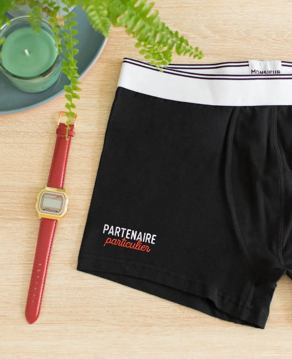 Boxer Partenaire particulier (brodé)