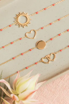 Bracelet Medal Corail