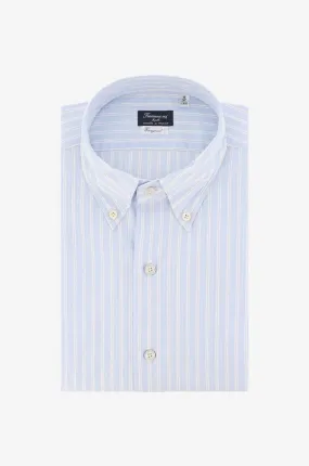Chemise à manches longues en coton Leonardo