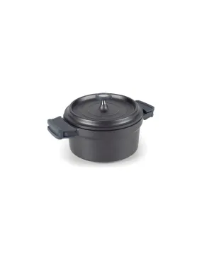 Cocotte ronde 24 cm Noire - Fundicion - LACOR - 344218