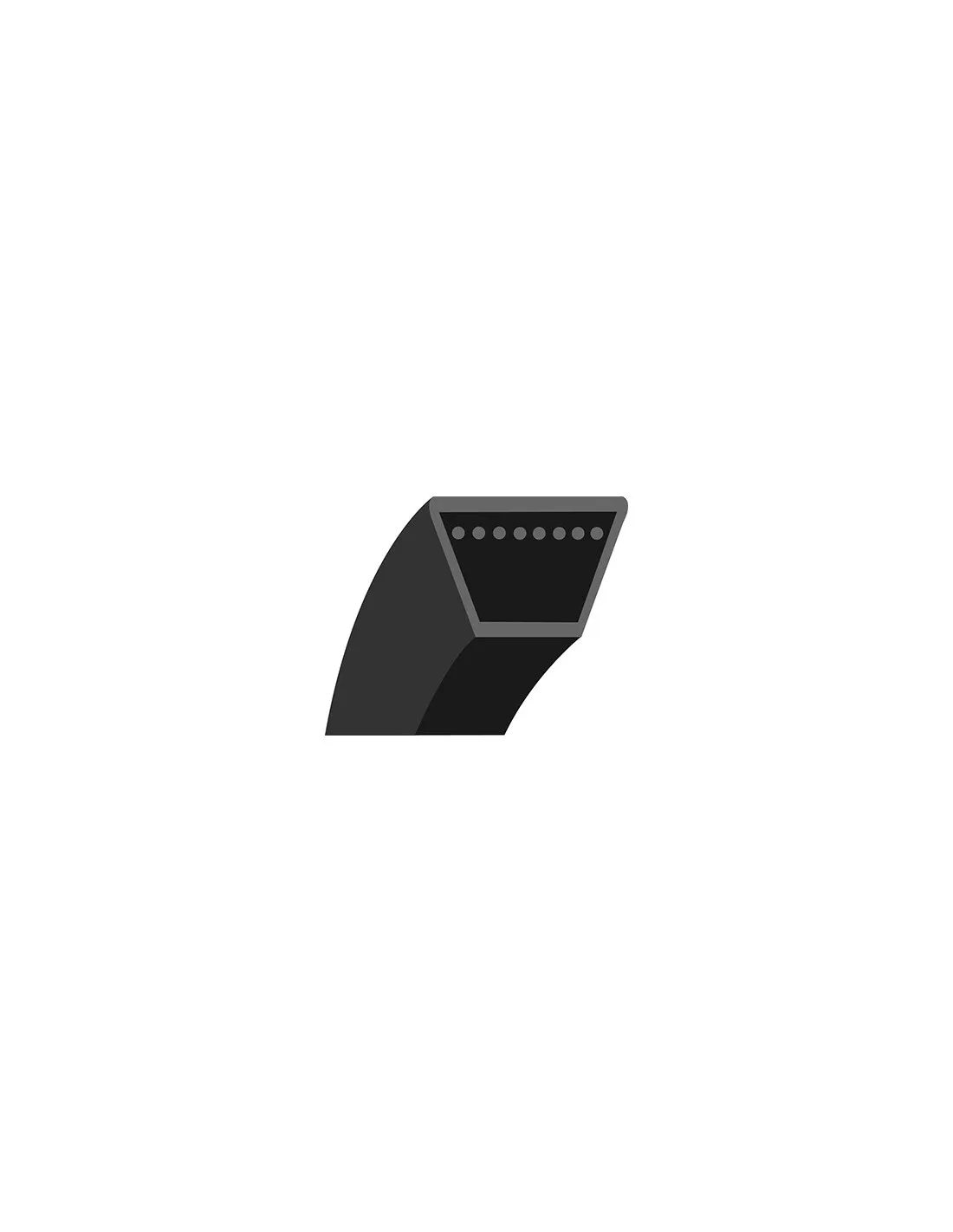 Courroie lisse trapézoïdale qualité d'origine SNAPPER, adaptable pour tondeuses autotractées V21 (section: 3/8'',