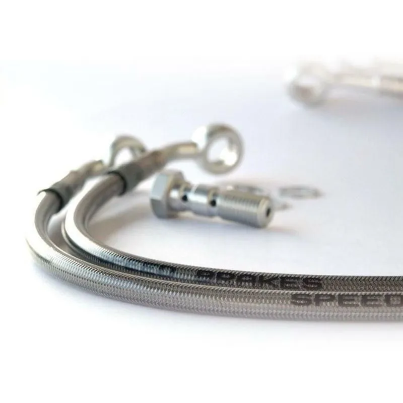 Durite de frein arrière d'aviation SPEEDBRAKES CAGIVA FRECCIA 125 carbone/raccord noir