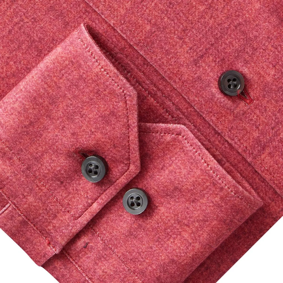 Emanuel Berg - Byron - Chemise manches longues Albini 4Flex - Modern Fit - Rouge