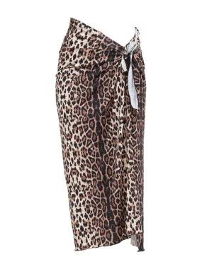 F**K Robe de plage pour femme FK24-0407X01 Marron
