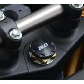 Insert Écrou De Direction R&G Racing Noir Honda CRF1000L Africa Twin - Bouchon de cadre