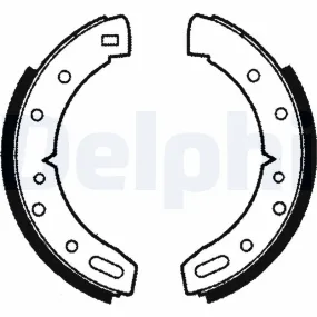 Jeu de mâchoires de frein DELPHI LS1037 