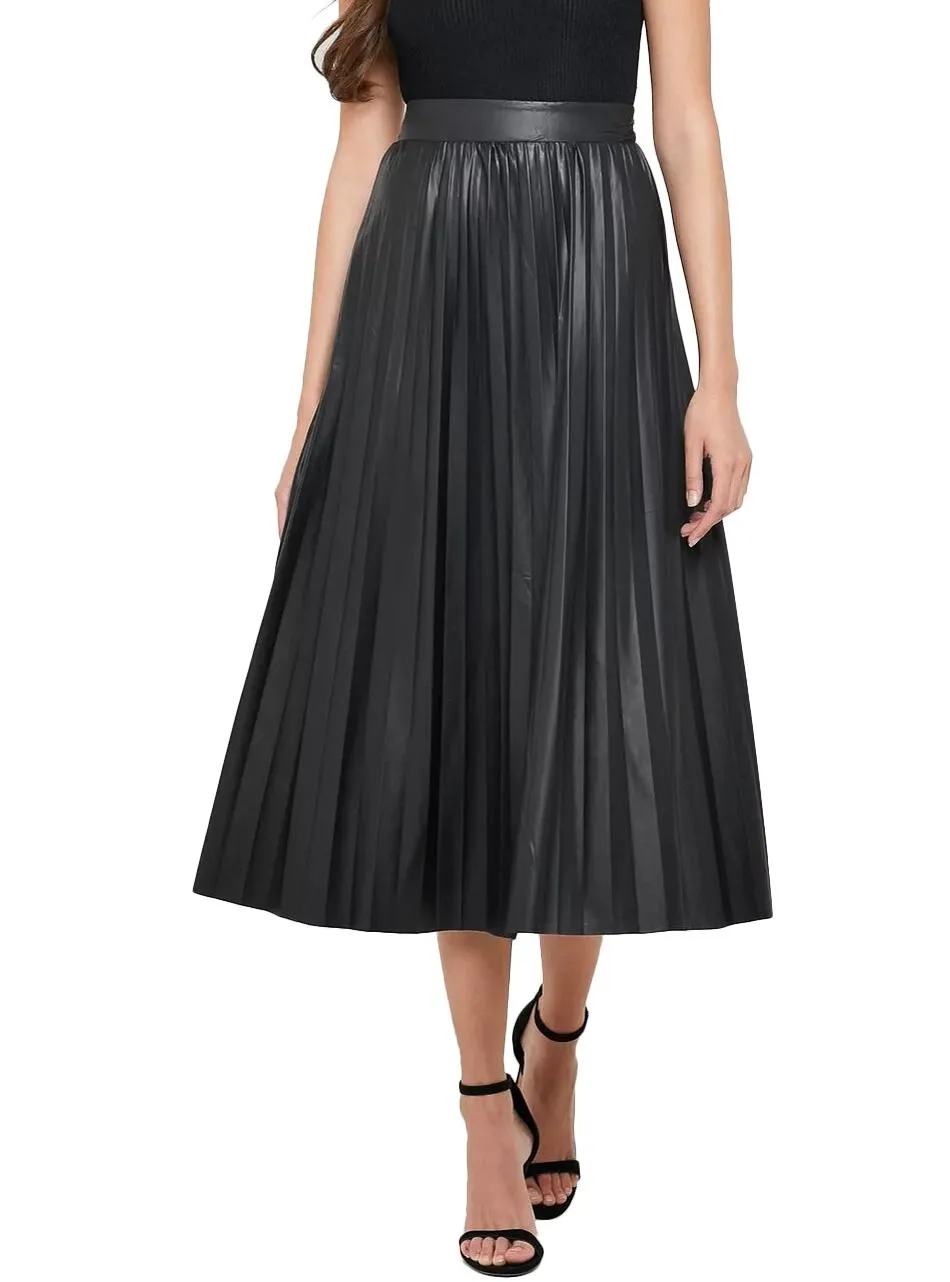 Jupe Only Anina Plissée Noir Pour Femme