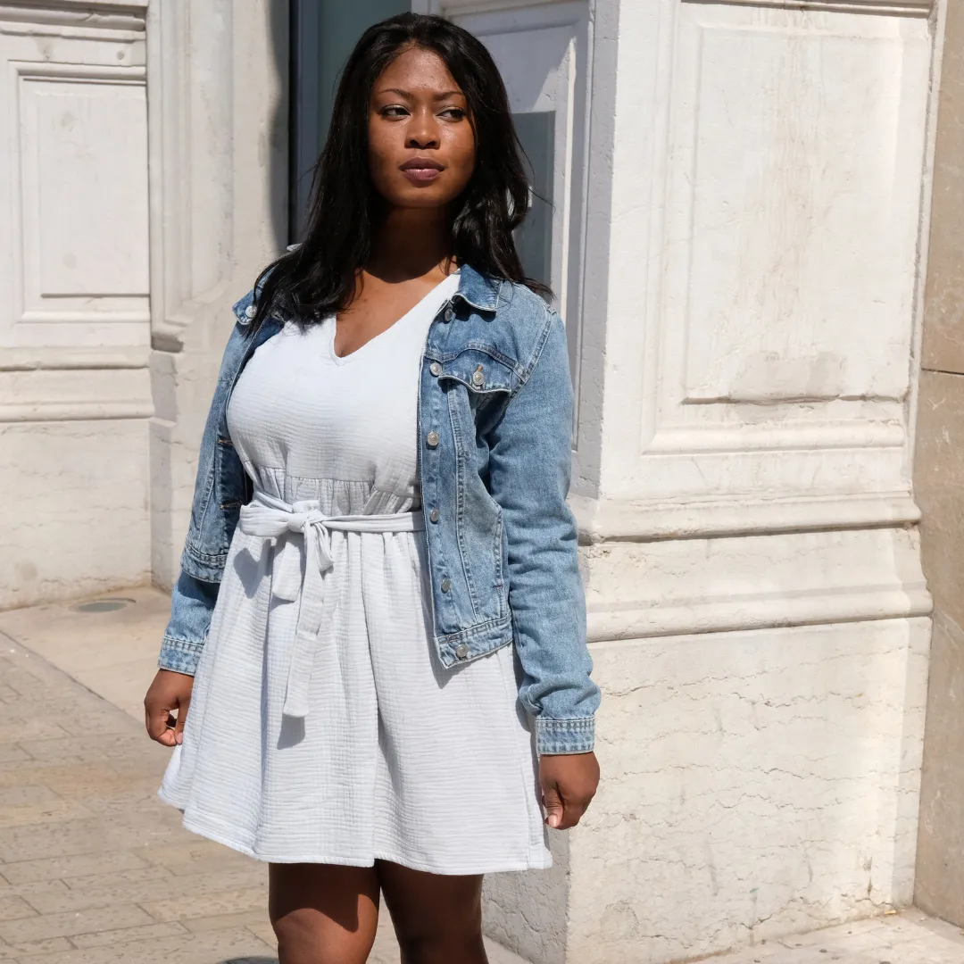 La robe toutes saisons franaise en triple gaze de coton bio