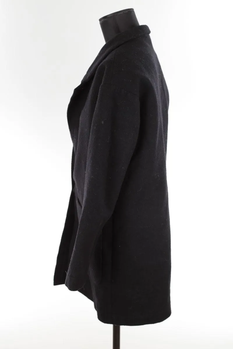 Manteau en laine  Claudie Pierlot noir. Matière principale laine. Taille 36.