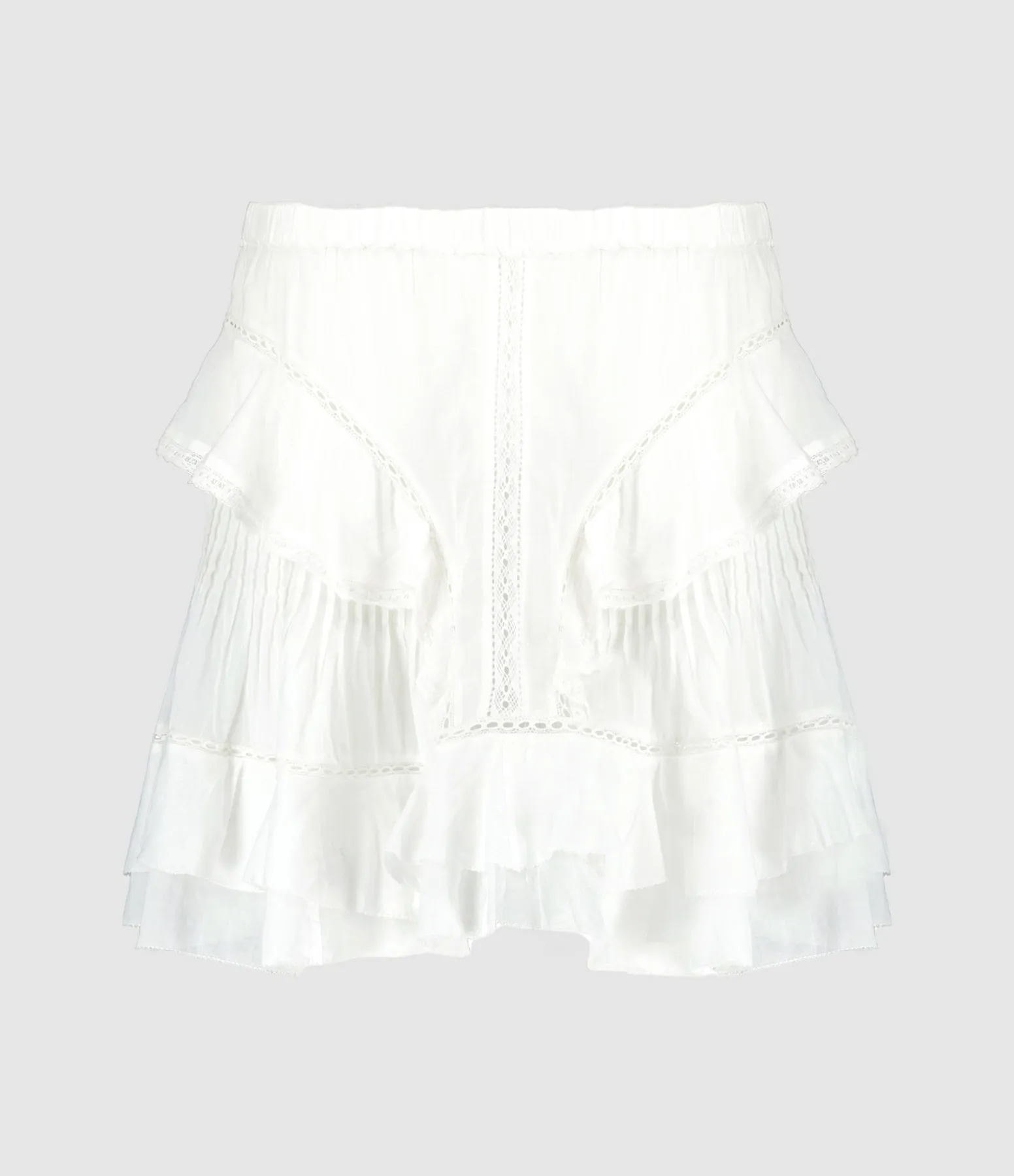 MARANT ÉTOILE Partager  Jupe Moana Coton Blanc  