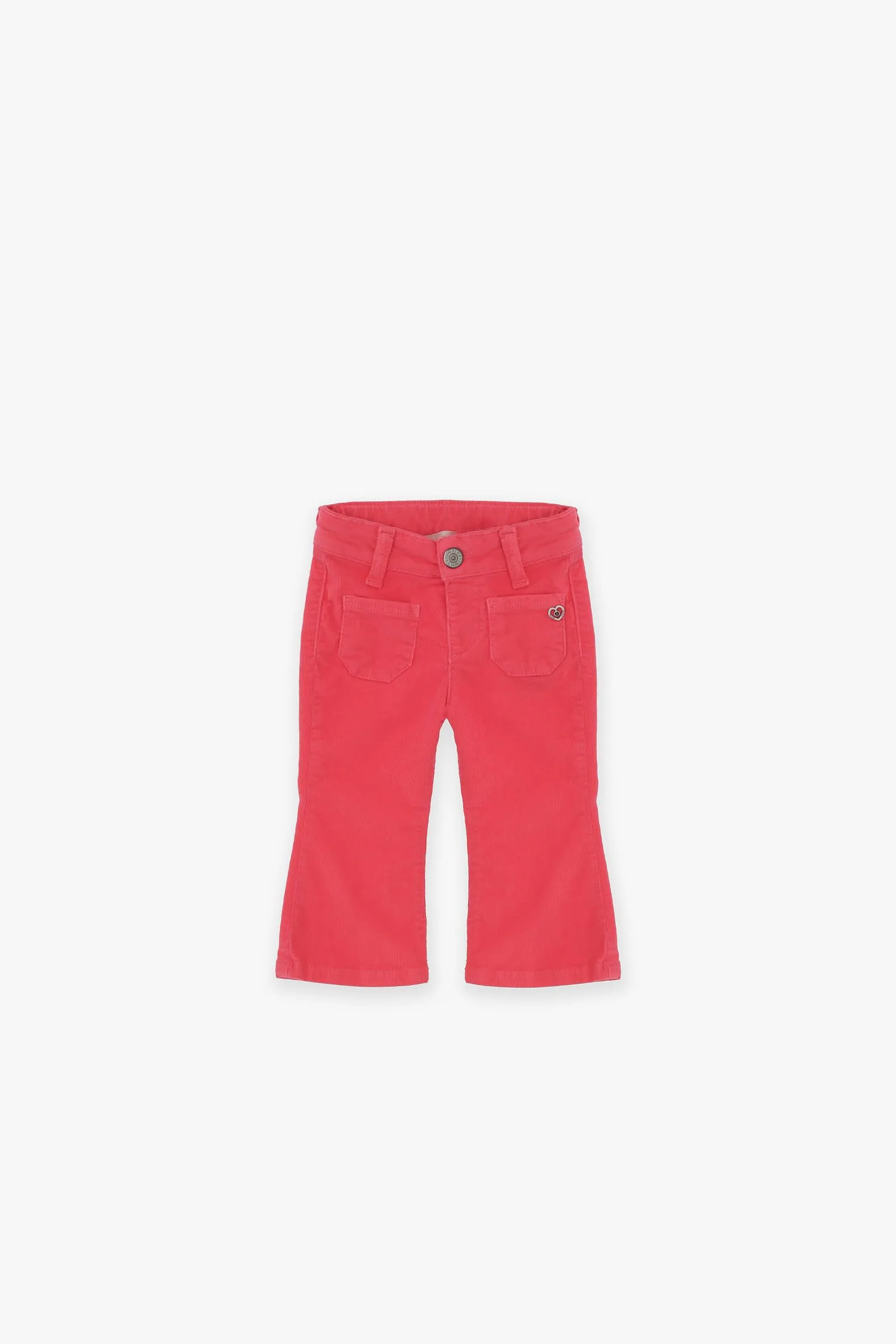 Pantalon bébé évasé à poches plaquées