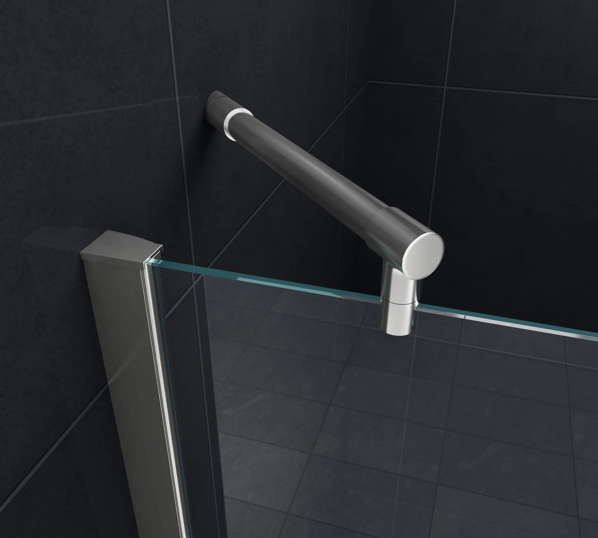 Paroi en U Avila porte battante 90x75 H195 88x73