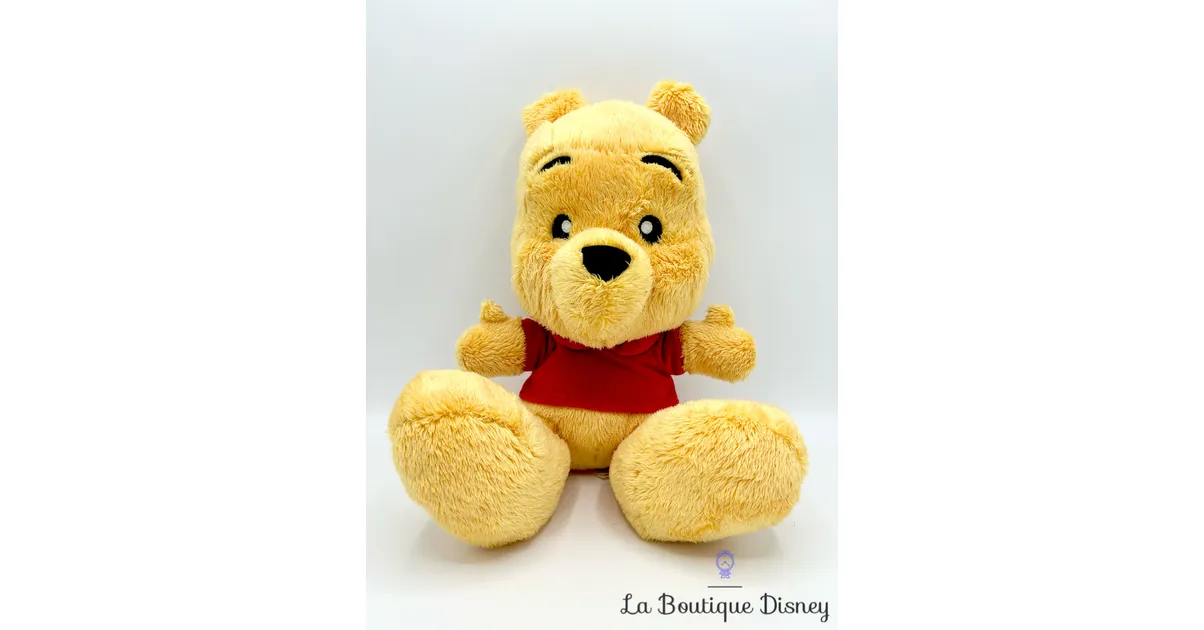 Peluche Winnie l'Ourson Big Feet Disney Parks 2018 Disneyland ours jaune 25 cm