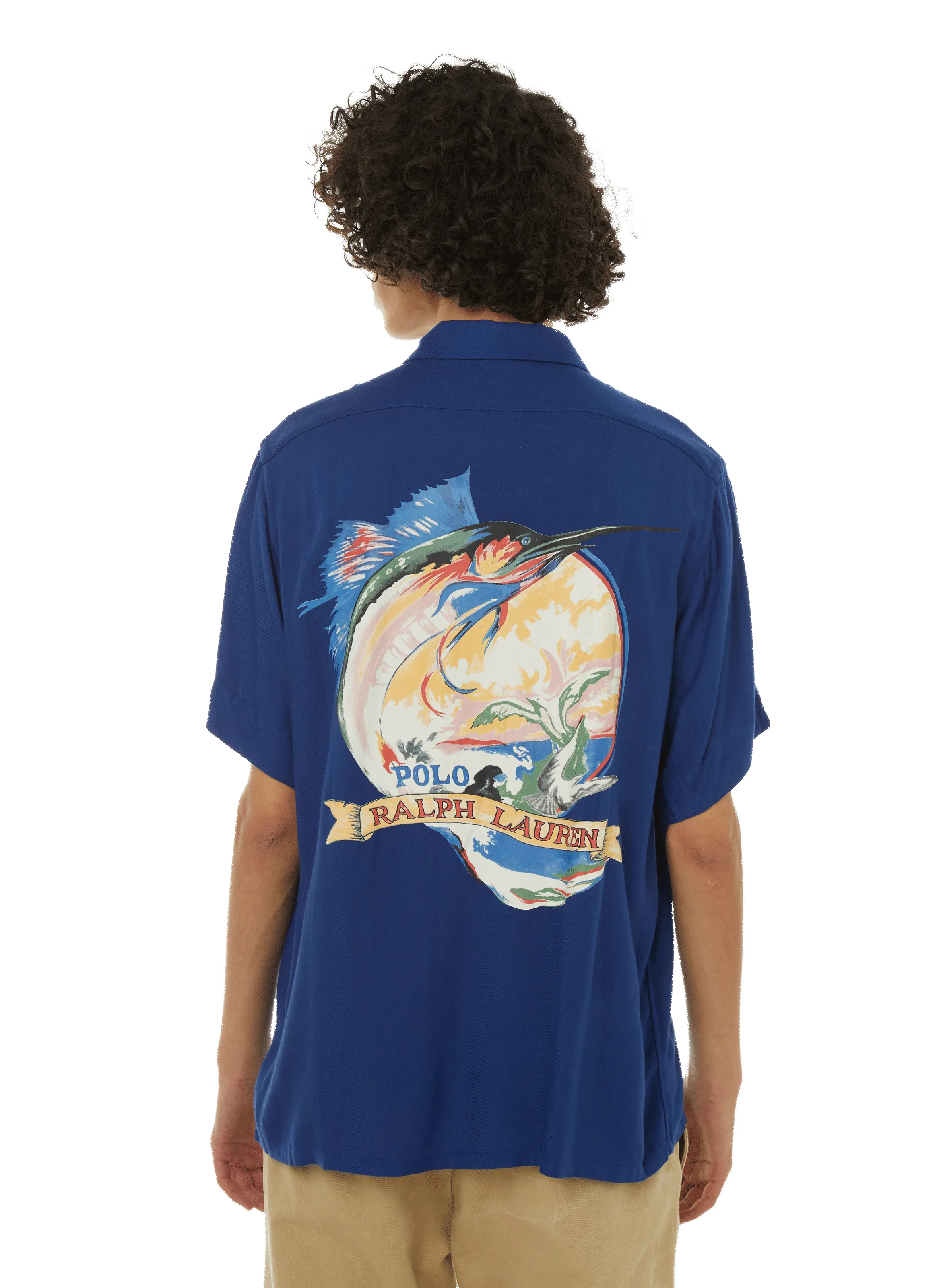 POLO RALPH LAUREN  Chemise en viscose - Bleu