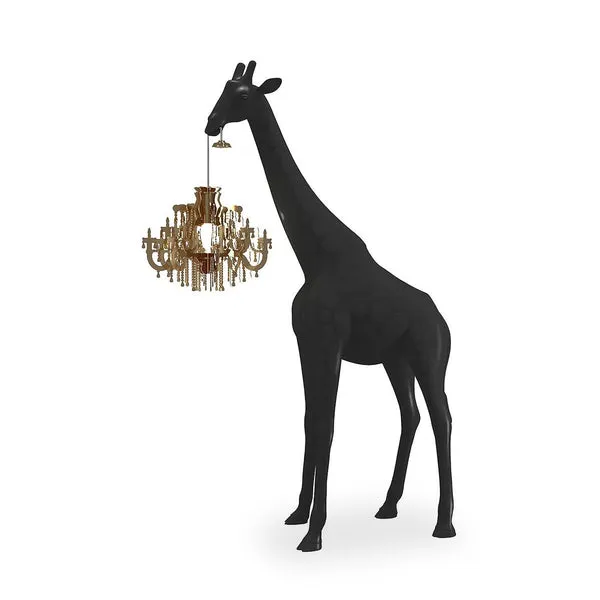 Qeeboo Girafe In Love Xs Noir - Trouva