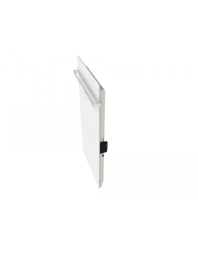 Radiateur à inertie TACTILO 1300 W BLANC QUARTZ VERTICAL 50X100CM + BARRE INOXYDABLE 51CM VALDEROMA BZ13BLA