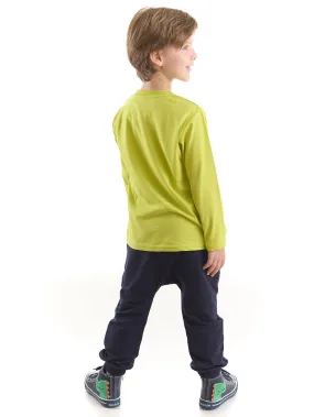 rawr dinozor erkek ocuk t-shirt pantolon takim