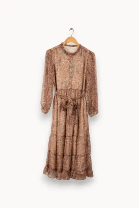 Robe longue à motifs - Taille S/36