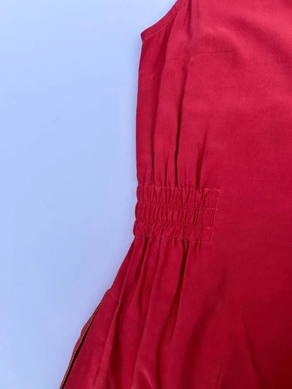 Robe rayonne rose vegan - Marnie