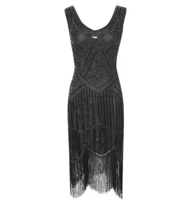 Robe Vintage Année 30 Noire