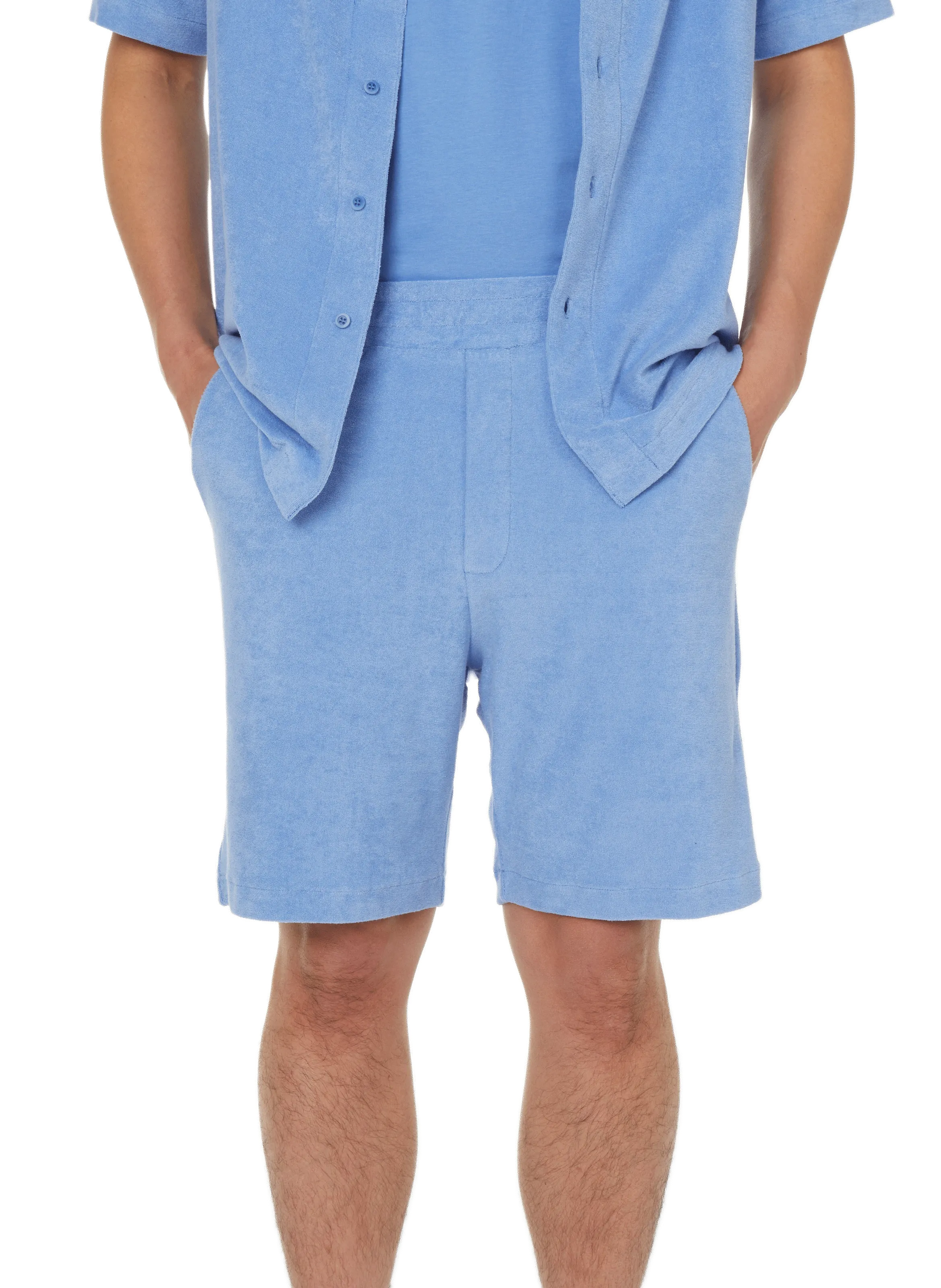 SHORT EN COTON éPONGE - SAISON 1865 pour HOMME | Printemps