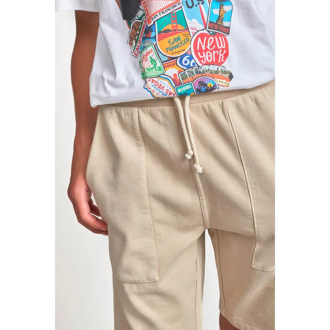Short NARCIBO beige en coton | 3 Suisses