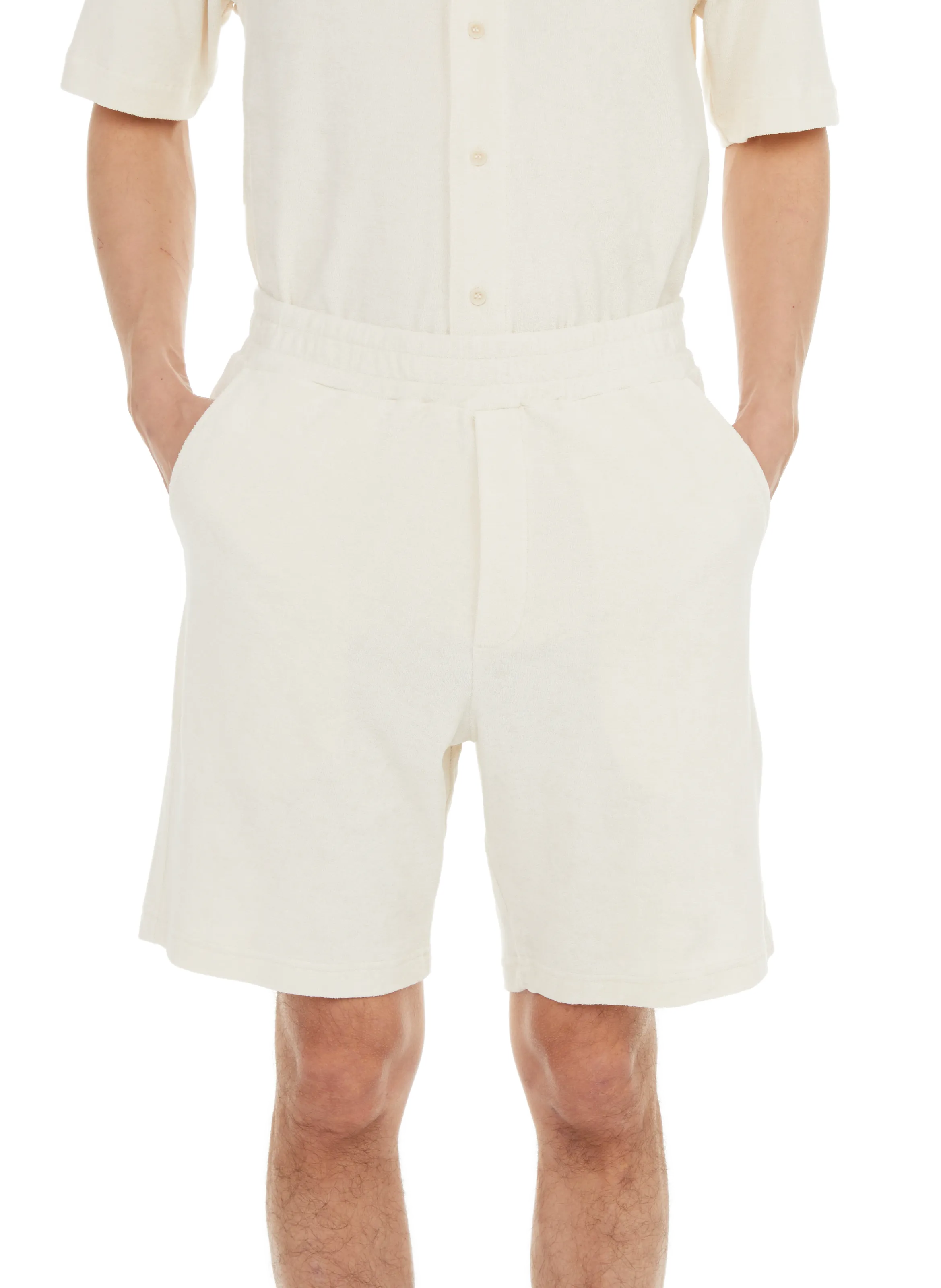 SHORT TEXTURé EN COTON - EDITIONS 102 pour HOMME | Printemps