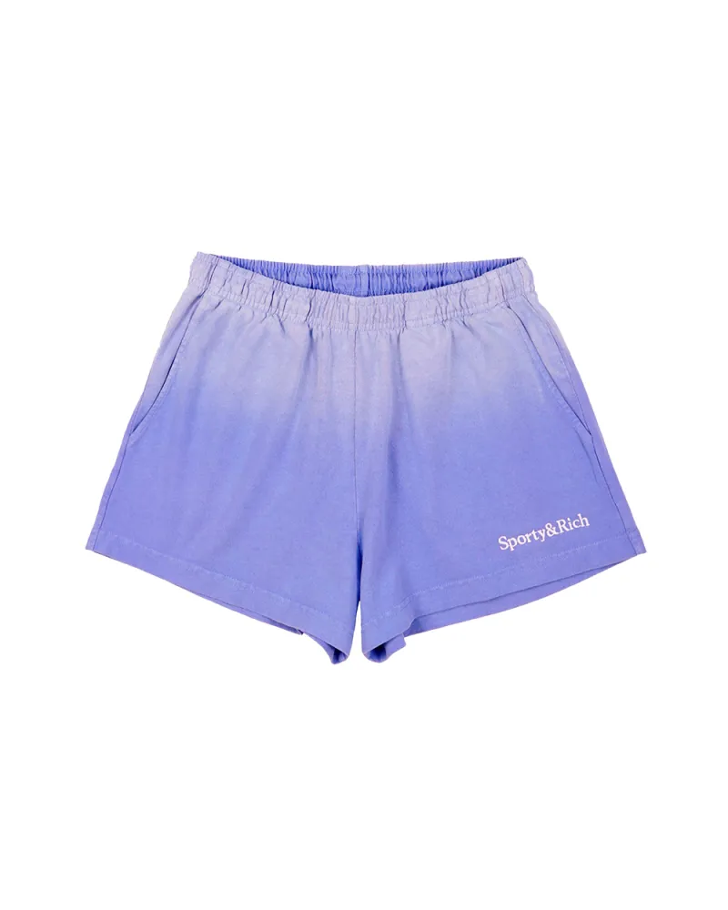 Sporty & Rich Short disco serif logo Dye bleu
