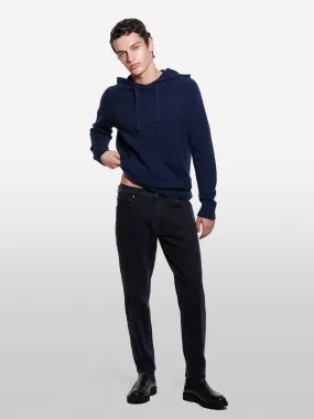 Sweat bleu foncé en maille