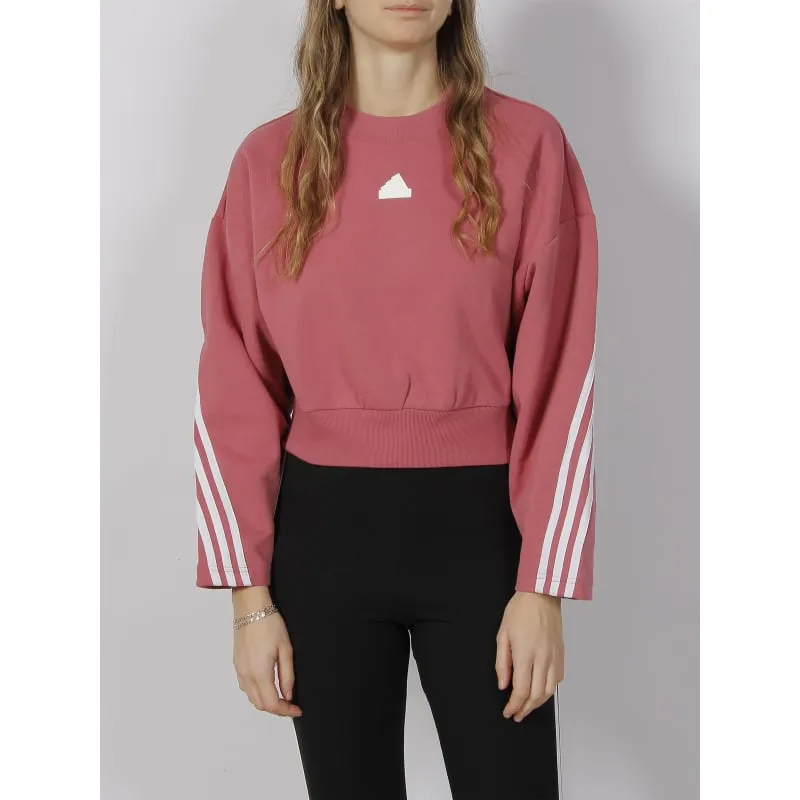 Sweat crop ample crew rose femme - Adidas | wimod