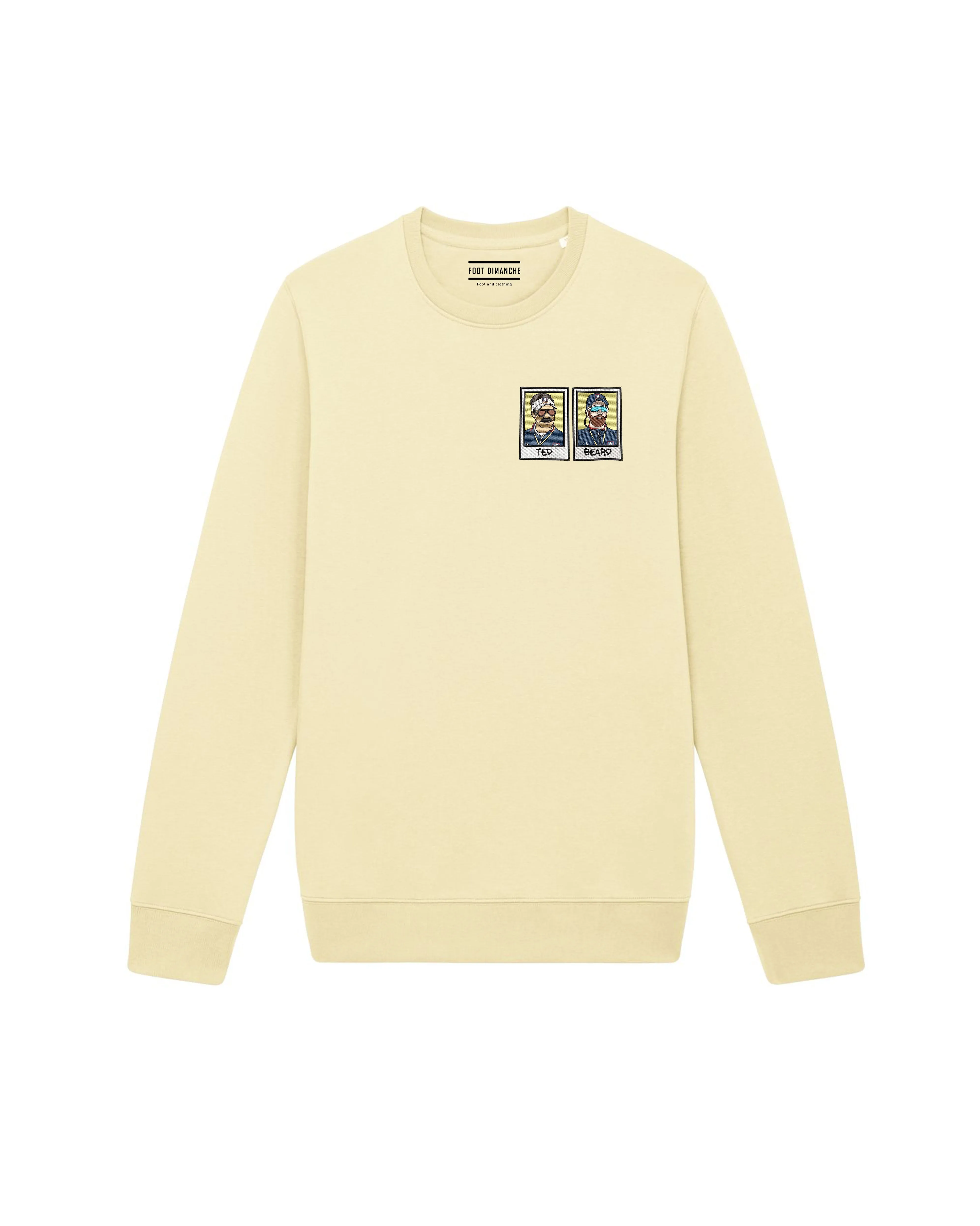 Sweat Ted & Beard brodé
