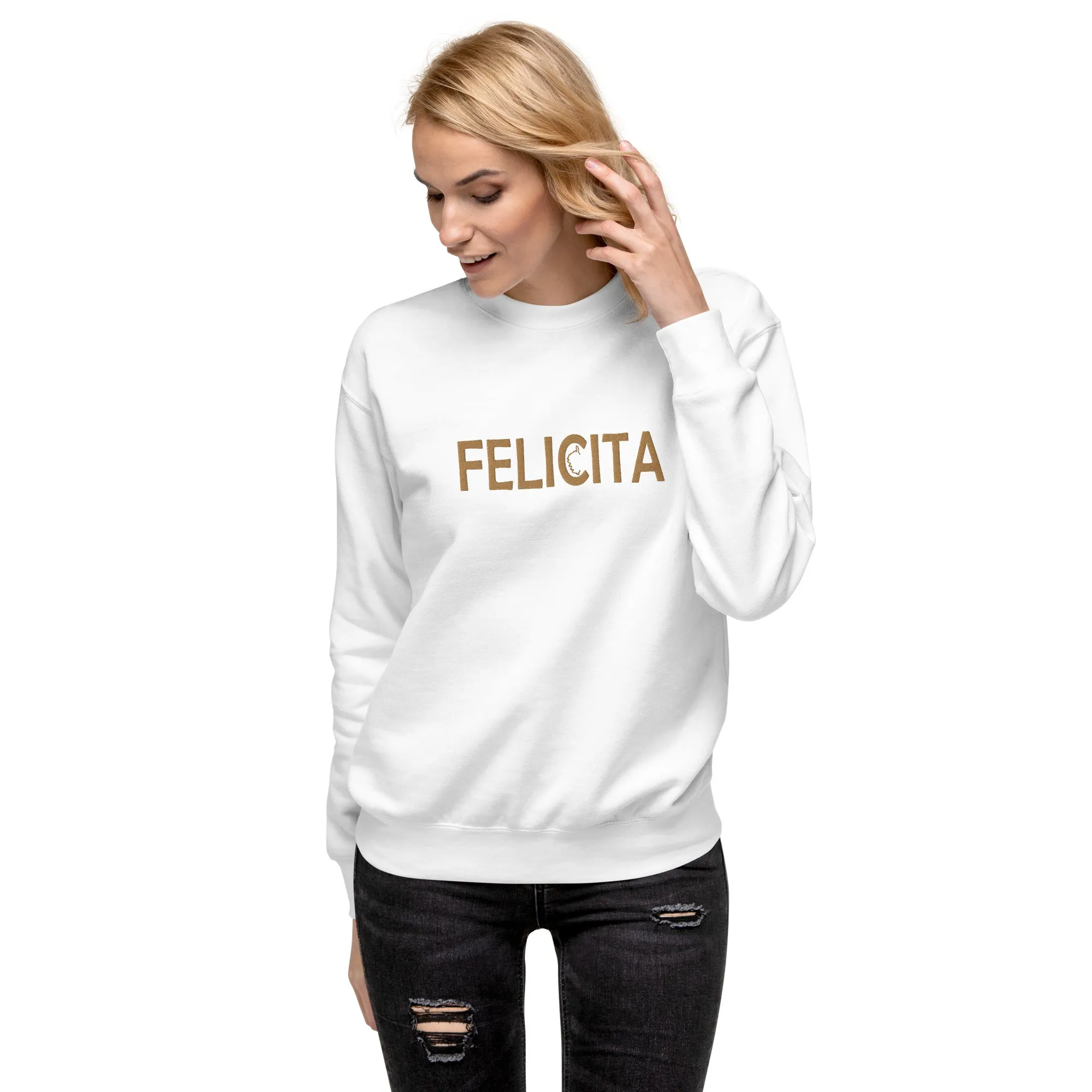 Sweatshirt premium Brodé Felicita