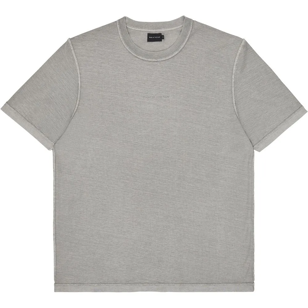 T-shirt en coton bio | gris "lafitenea smoked" homme - Bask in the Sun