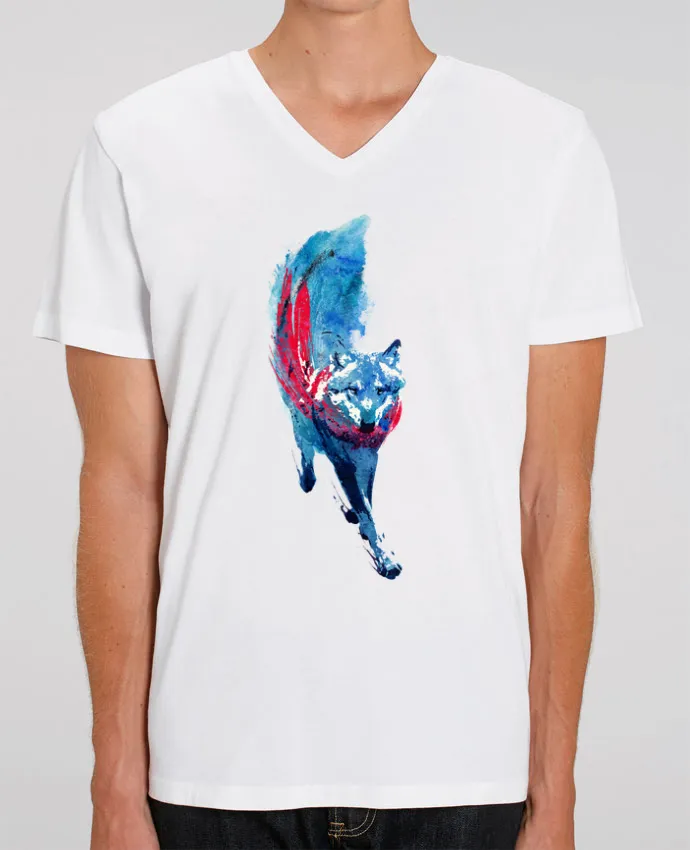 T-shirt homme Lupus lupus par robertfarkas