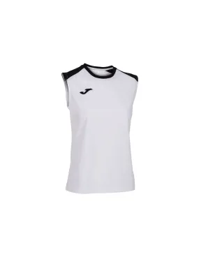 T-shirt Joma Femme Braces Eco Championship Blanc Noir