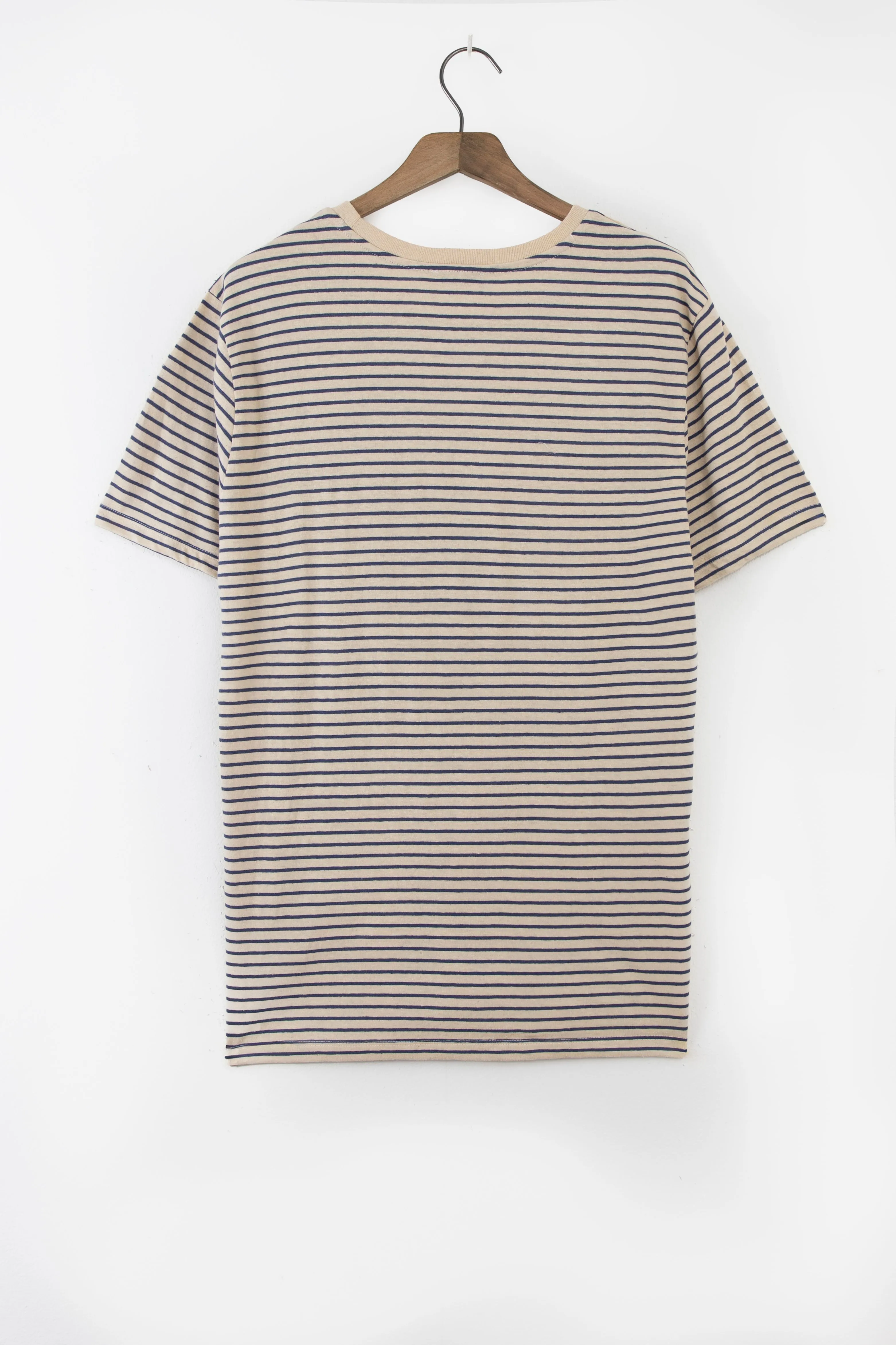 T-shirt rayé - bleu