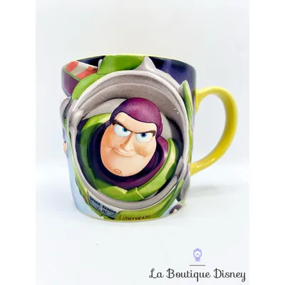 Tasse Buzz l'Éclair Not Just a Toy Disney Store mug jaune Toy Story Space Ranger
