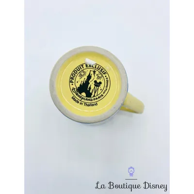 Tasse Ratatouille Rémy Linguini Disneyland Paris Mug Disney Le Petit Chef de Paris jaune bleu