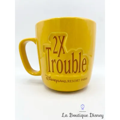 Tasse Tic et Tac 2X Trouble Disneyland Paris mug Disney jaune écureuils