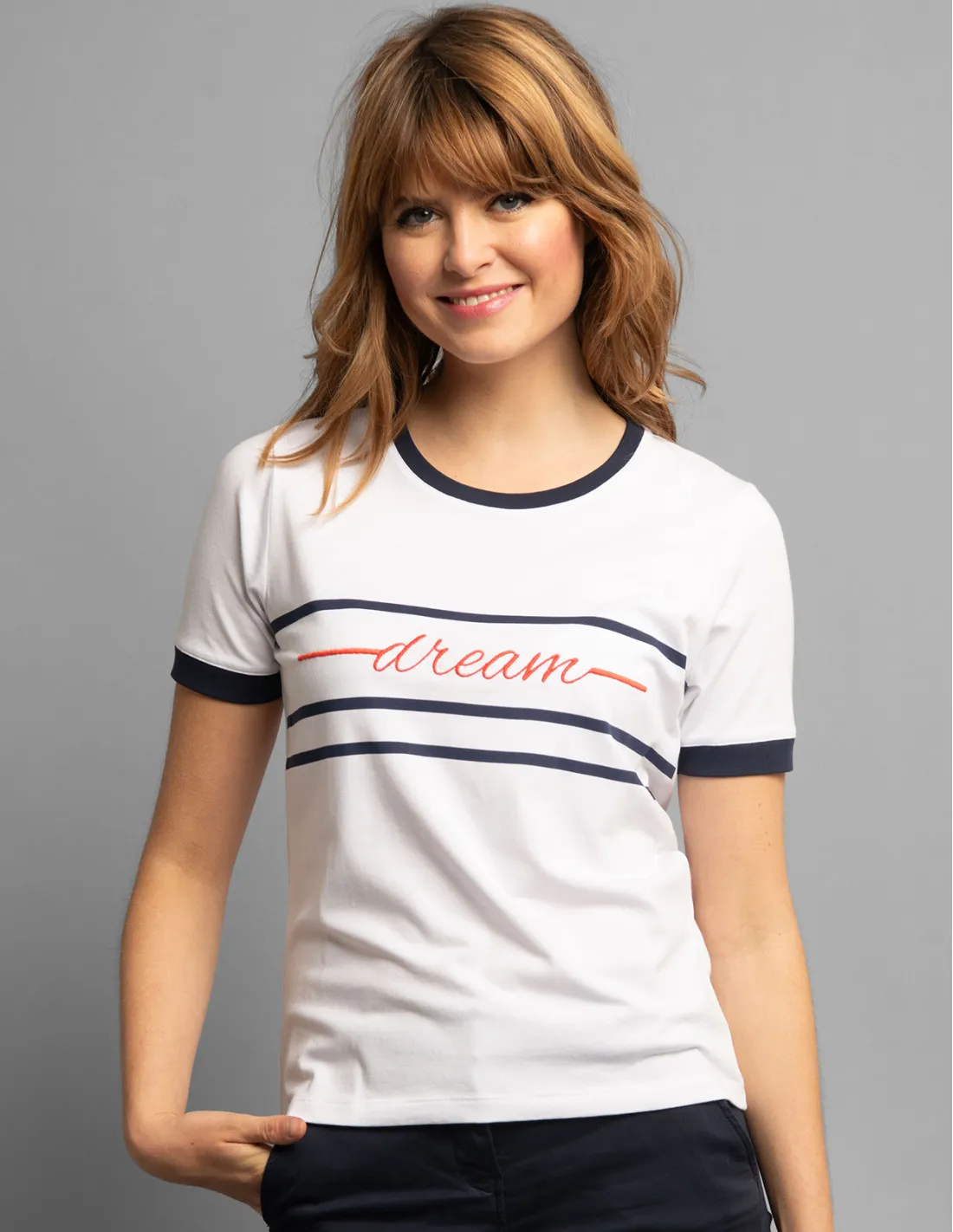 Tee Shirt Lembron Blanc - Lady delahaye